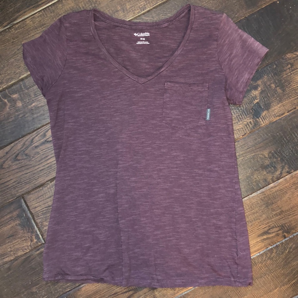 Columbia V-neck T-shirt
